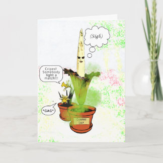 Getting Older Stinks Funny Flower Birthday Card