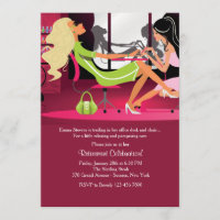 Getting Pampered Retirement Party Invitation