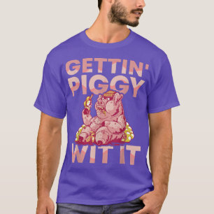 Getting Piggy Wit It BBQ Pig Roast Barbecue T-Shirt