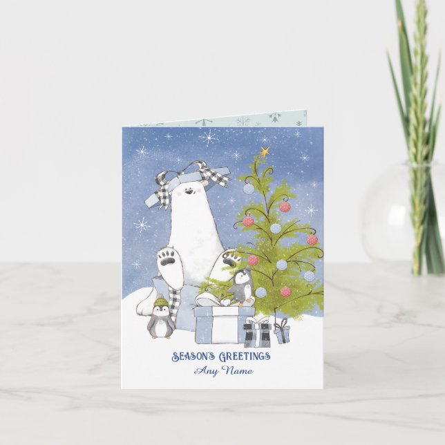 Getting Ready For Christmas Card (Front)