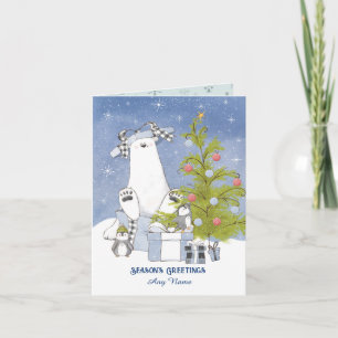 Getting Ready For Christmas Card