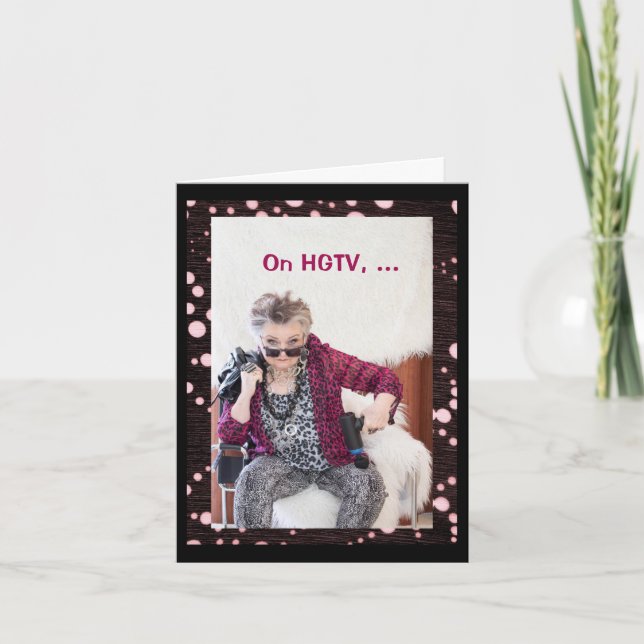 Getting Ready to Vacuum Folded Greeting Card (Front)