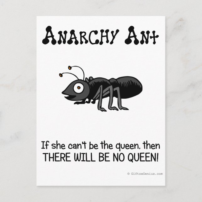 Getting rid of authority postcard (Front)