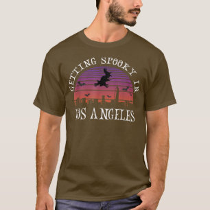 Getting Spooky In Los Angeles - Halloween Witch Ba T-Shirt