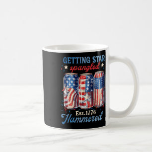 Getting Star Spangled Hammered Funny America Coffee Mug