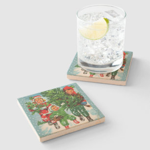 Getting The Christmas Tree Coffee Coaster