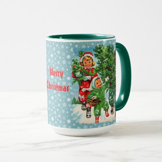 Getting The Christmas Tree Coffee Mug (Front Right)