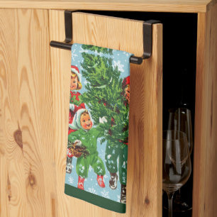 Getting The Christmas Tree Kitchen Towel