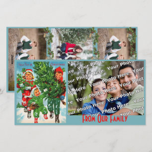 Getting The Christmas Tree Photo Card