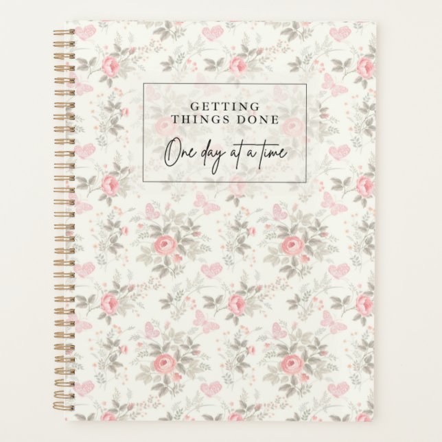 Getting Things Done One Day At Time Planner (Front)