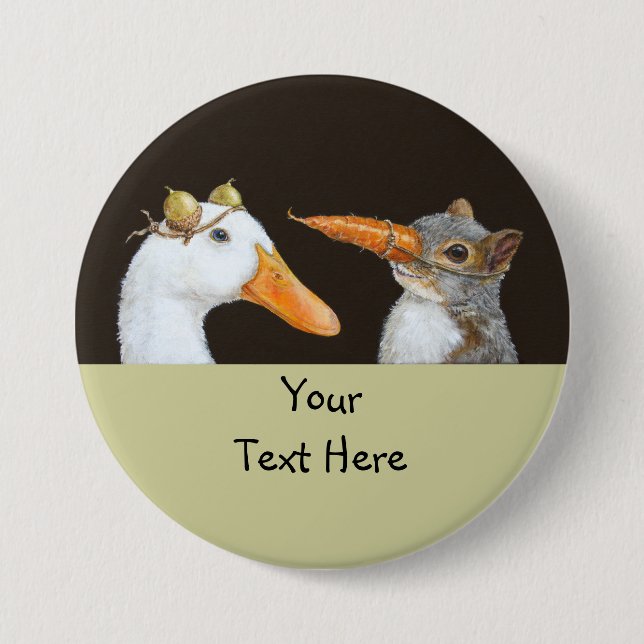 Getting to know you button (Front)