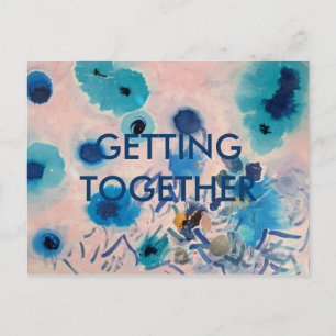 Getting together postcard