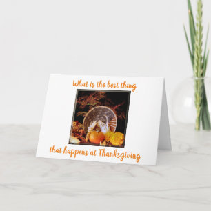 GETTING TOGETHER W/ FAMILY & FRIENDS THANKSGIVING  CARD
