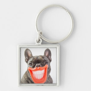 Getty Images A Smiling Dog Keychain