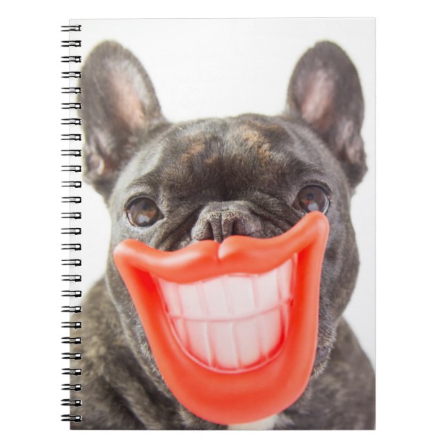 Getty Images | A Smiling Dog Notebook (Front)