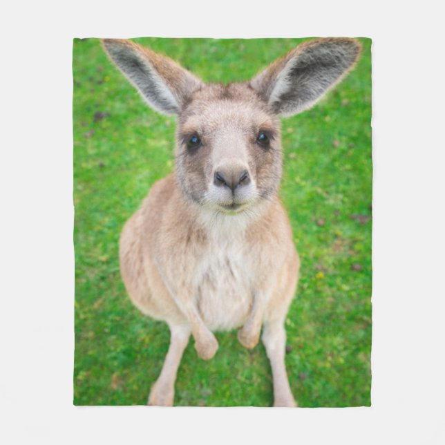 Getty Images | Baby Kangaroo Fleece Blanket (Front)