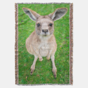Getty Images Baby Kangaroo Throw Blanket