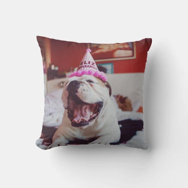 Getty Images | British Bulldog Throw Pillow (Front)