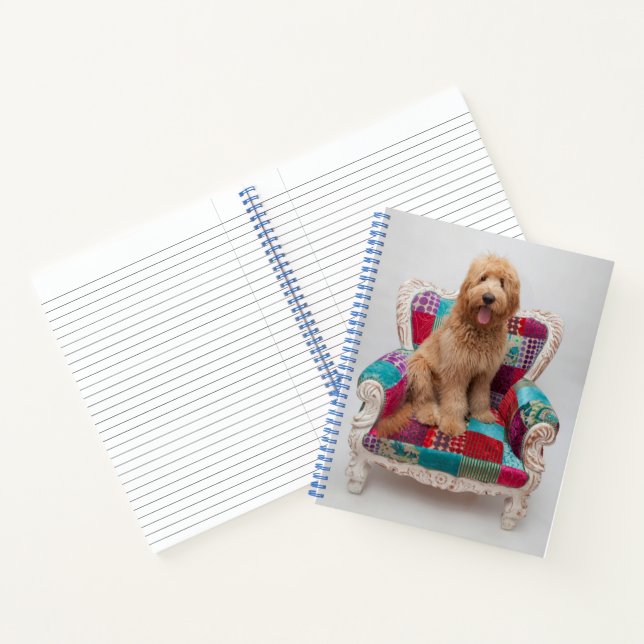 Getty Images | Cute Goldendoodle Notebook (Inside)