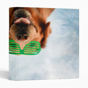 Getty Images Dog With Glasses Binder
