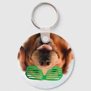 Getty Images   Dog With Glasses Keychain