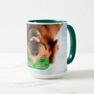 Getty Images   Dog With Glasses Mug
