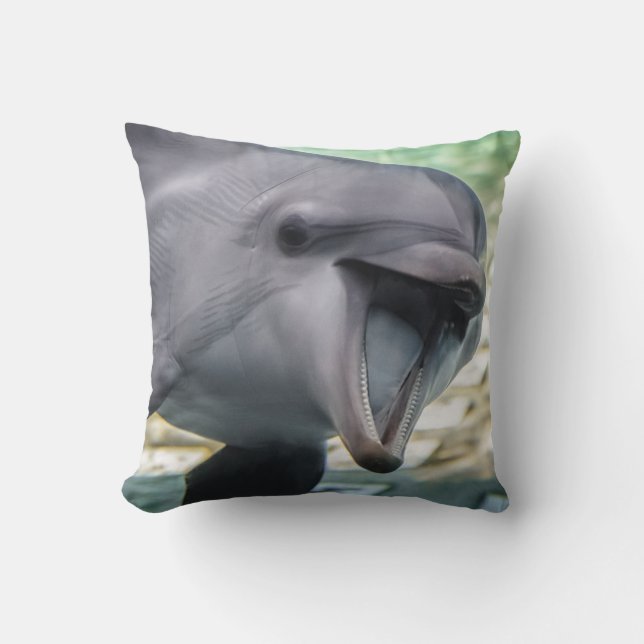 Getty Images | Dolphin Throw Pillow (Front)