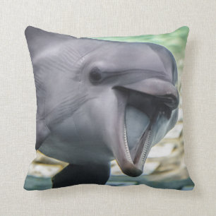 Getty Images   Dolphin Throw Pillow