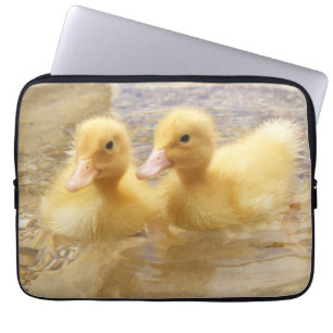 Getty Images Fuzzy Yellow Ducklings Laptop Sleeve