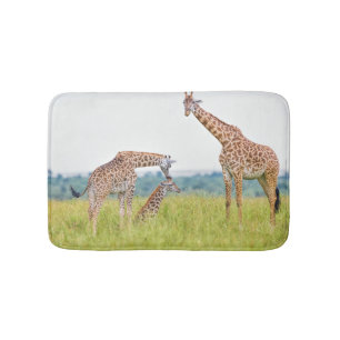 Getty Images   Giraffe Family Bath Mat
