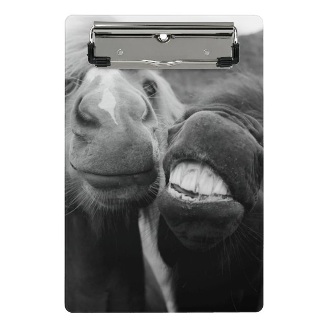 Getty Images | Smiling Horses Mini Clipboard (Front)