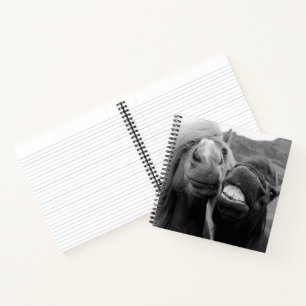 Getty Images   Smiling Horses Notebook