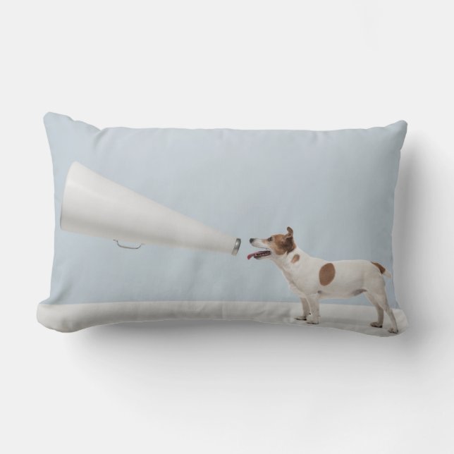 Getty Images | Speaking Dog Lumbar Pillow (Front)
