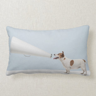 Getty Images   Speaking Dog Lumbar Pillow
