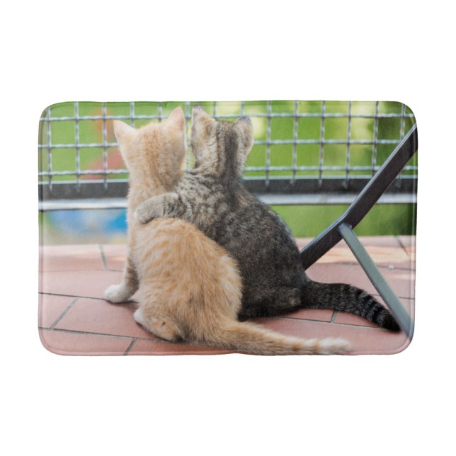 Getty Images | Two Kittens on a Balcony Bath Mat (Front)