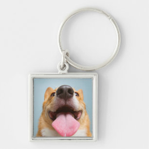 Getty Images   Very Happy Corgi Keychain
