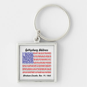 Gettysburg Address Keychain