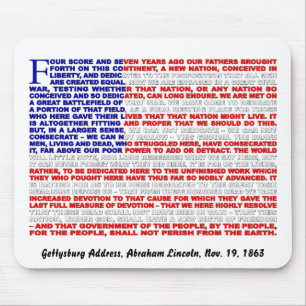 Gettysburg Address Mouse Pad