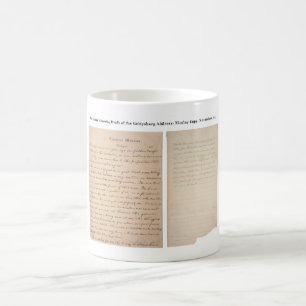 Gettysburg Address Nicolay Copy (1863) Coffee Mug
