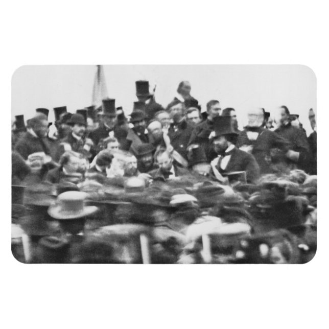 Gettysburg Address President Abraham Lincoln Magnet (Horizontal)