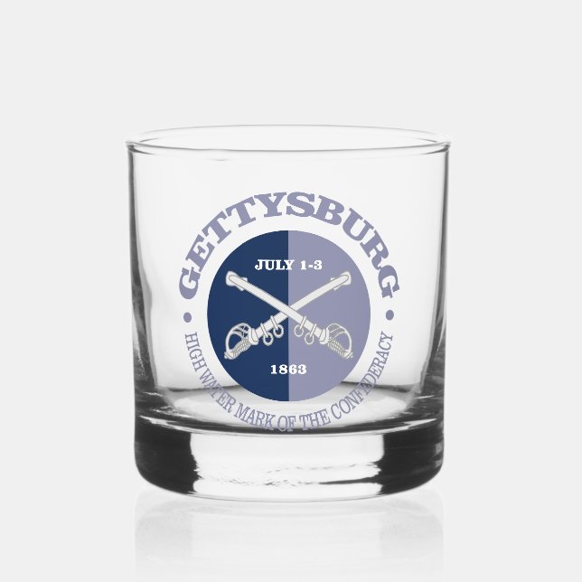 Gettysburg (B&G) Whiskey Glass (Front)