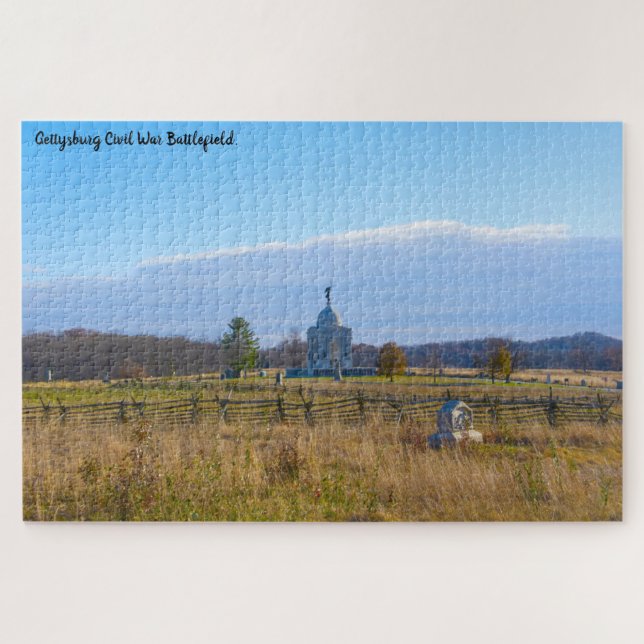 Gettysburg Battlefield. Jigsaw Puzzle (Horizontal)