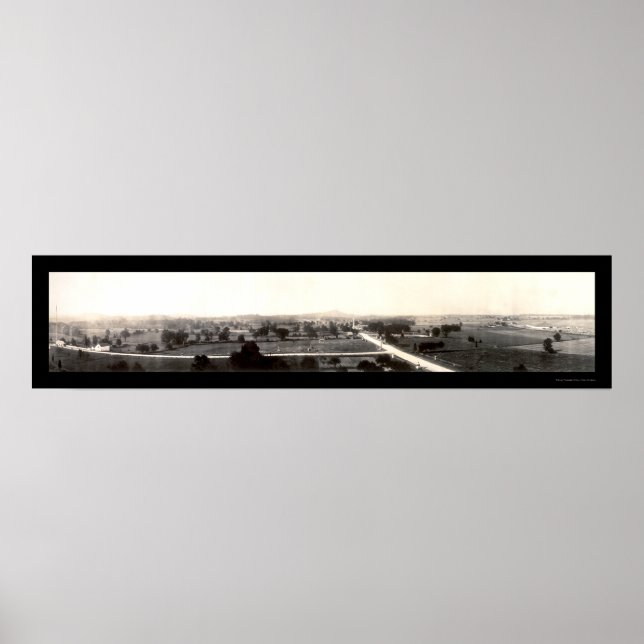 Gettysburg Battlefield Photo 1918 Poster (Front)