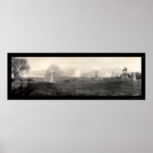 Gettysburg Cemetary Photo 1909 Poster