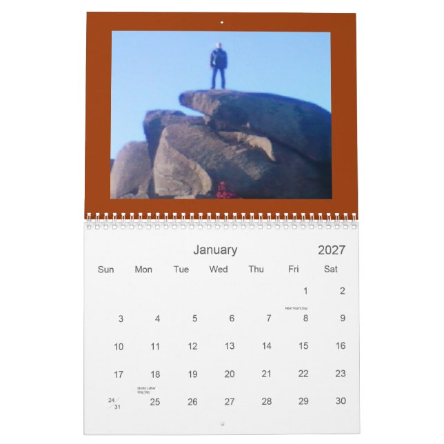 Gettysburg - Devil's Den - Calendar (Jan 2027)