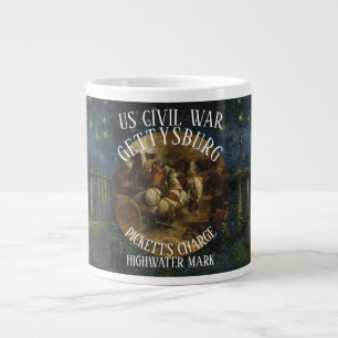GETTYSBURG US CIVIL WAR PICKETT'S CHARGE LARGE COFFEE MUG