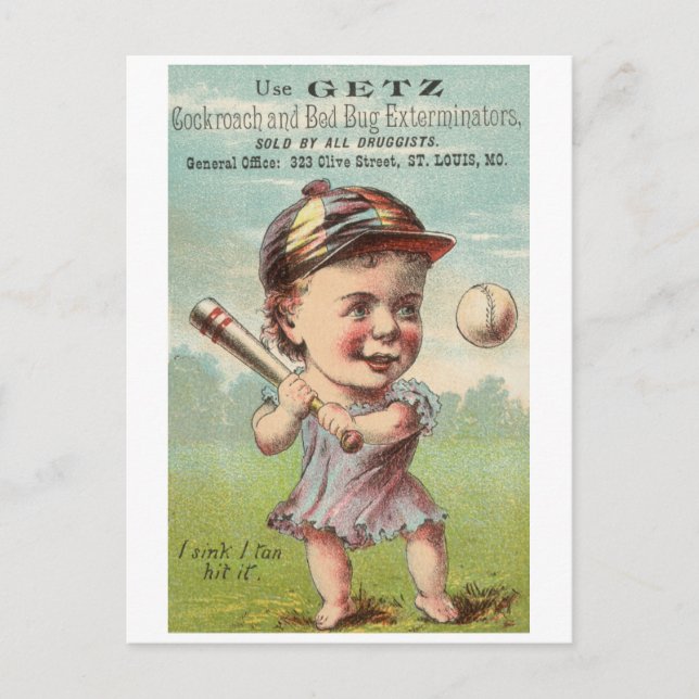 Getz cockroach and bed bug exterminators postcard (Front)