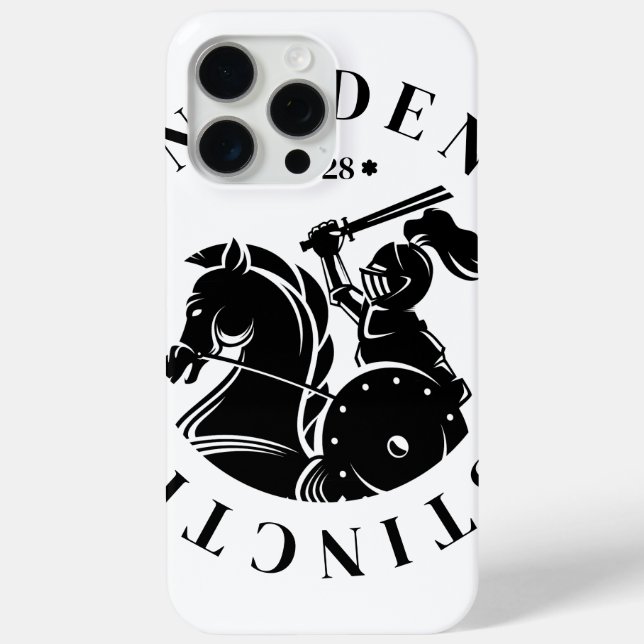 GEUEE Vintage Knight Series Case-Mate iPhone Case (Back)