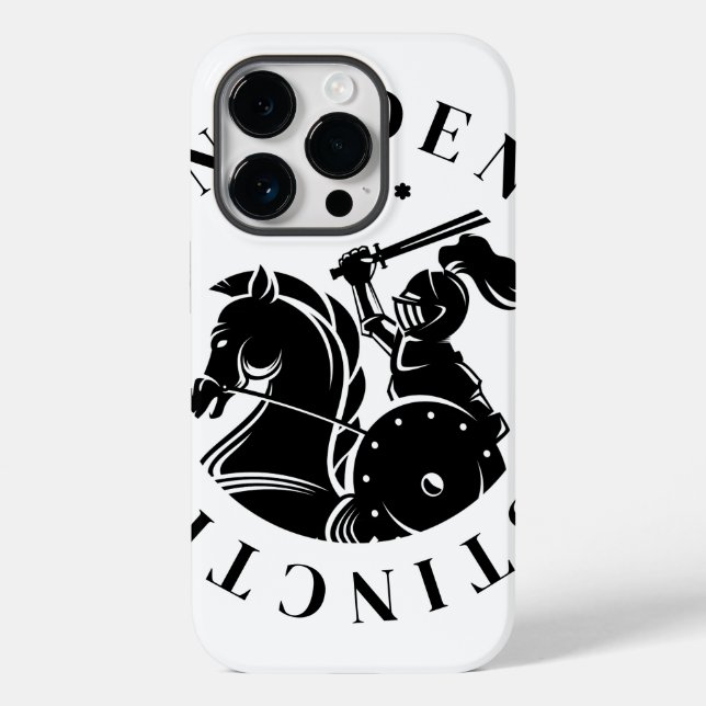 GEUEE Vintage Knight Series Case-Mate iPhone Case (Back)
