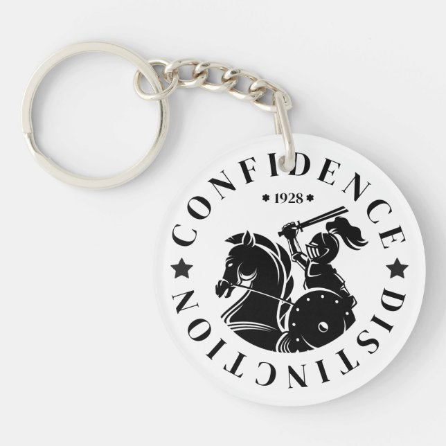 GEUEE Vintage Knight Series Keychain (Front)